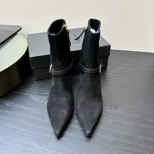 Saint Lauren YSL Saint LaurentSide zipper short boot versionThe latest autumn and winter 202lplm428m
