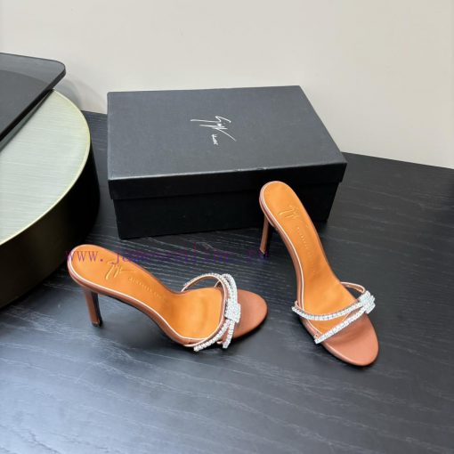 The mostGiuseppe Zanotti - SS2024 Autumn New Product GZDiamond buckle single shoe/slipper seu2c2n3ag - Image 4