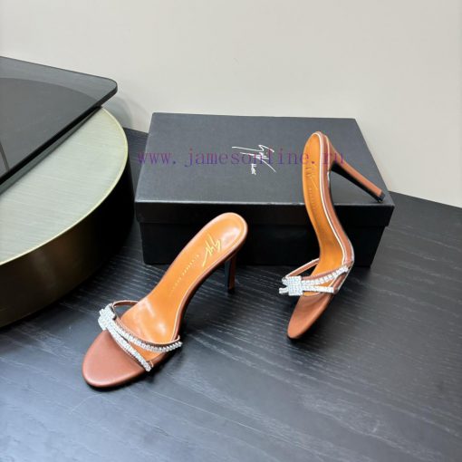 The mostGiuseppe Zanotti - SS2024 Autumn New Product GZDiamond buckle single shoe/slipper seu2c2n3ag - Image 5