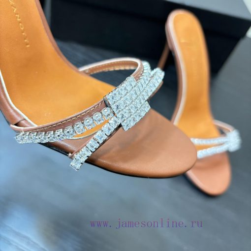The mostGiuseppe Zanotti - SS2024 Autumn New Product GZDiamond buckle single shoe/slipper seu2c2n3ag - Image 6