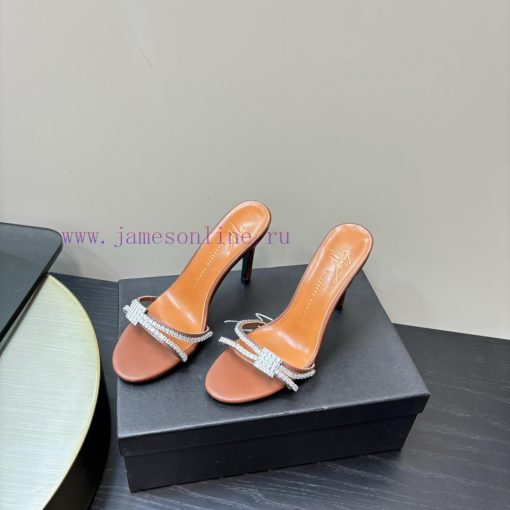 The mostGiuseppe Zanotti - SS2024 Autumn New Product GZDiamond buckle single shoe/slipper seu2c2n3ag - Image 8