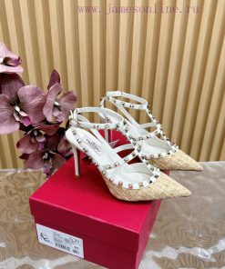 -- New Warren——————2024 Top Valentino Paris Fashion Show launches Valentino mesh studded sanbokq8dz3