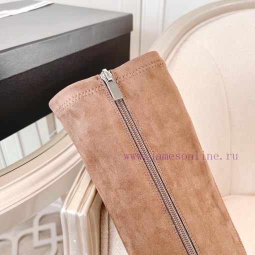 Chanel Chanel timeless classic patchwork thick heel elastic boots interpret elegant Chanel smgpt2lze - Image 8