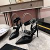 CL buckle shoes ∙ ꫛꫀ w ︎ It comes with 100mm stiletto heels made entirely of black calf leatt34iooed