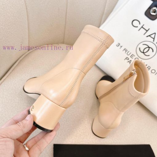 Chanel Chanel timeless classic patchwork thick heel elastic boots interpret elegant Chanel s3tn38awp - Image 10