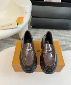 LOUI * VUITTO * | L ️ Donkey brand 2024 new chain relief design style thick soled loafersFolqy895m9v