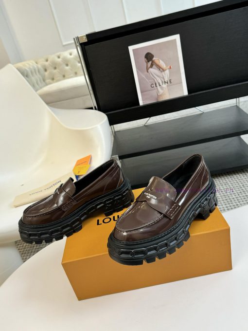 LOUI * VUITTO * | L ️ Donkey brand 2024 new chain relief design style thick soled loafersFolqy895m9v - Image 4