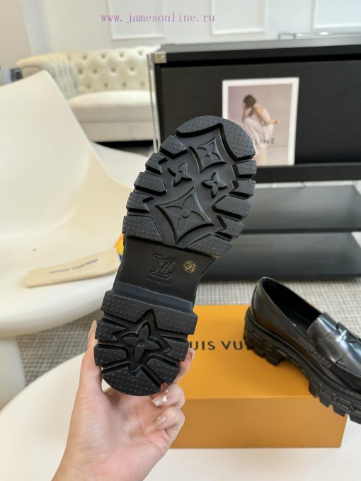 LOUI * VUITTO * | L ️ Donkey brand 2024 new chain relief design style thick soled loafersFoluqu7mb54 - Image 7