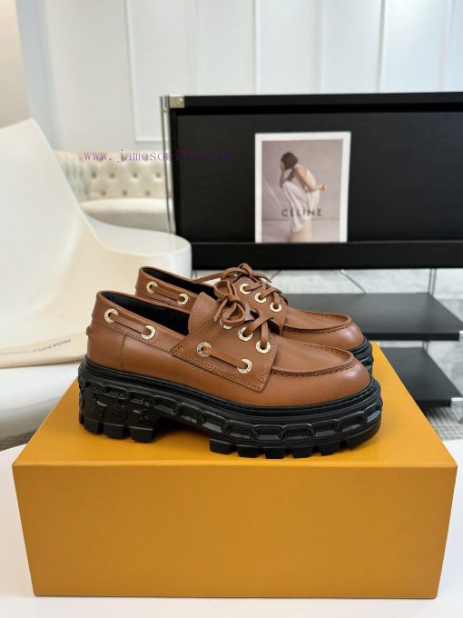 LOUI * VUITTO * | L ️ Donkey brand 2024 new lace up sponge cake single shoe chain relief dess27errh3 - Image 3