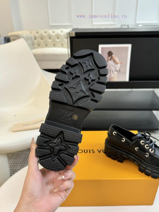 LOUI * VUITTO * | L ️ Donkey brand 2024 new lace up sponge cake single shoe chain relief desxtvdl083 - Image 7