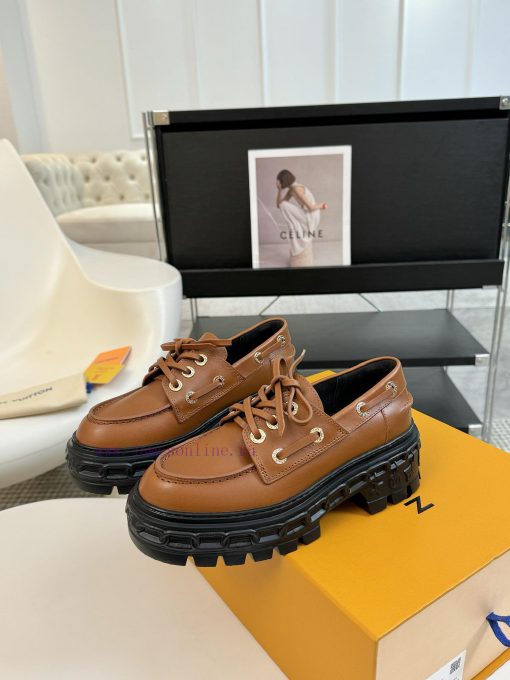 LOUI * VUITTO * | L ️ Donkey brand 2024 new lace up sponge cake single shoe chain relief dess27errh3 - Image 4
