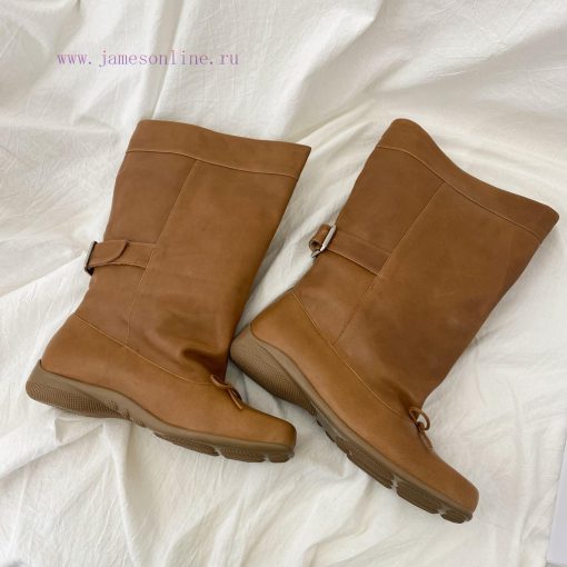 Openyy mid bootsCylinder height 27cm, cylinder circumference 28cmHeight 3.5cmCowhide fabric31naae087 - Image 3
