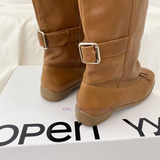Openyy mid bootsCylinder height 27cm, cylinder circumference 28cmHeight 3.5cmCowhide fabric31naae087 - Image 6