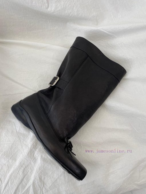 Openyy mid bootsCylinder height 27cm, cylinder circumference 28cmHeight 3.5cmCowhide fabric38nh76dbe - Image 4