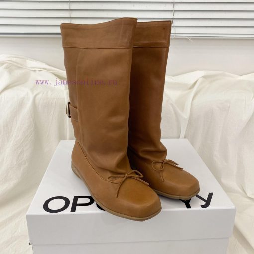 Openyy mid bootsCylinder height 27cm, cylinder circumference 28cmHeight 3.5cmCowhide fabric31naae087 - Image 8