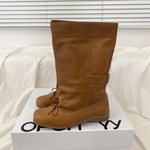 Openyy mid bootsCylinder height 27cm, cylinder circumference 28cmHeight 3.5cmCowhide fabric31naae087 - Image 9