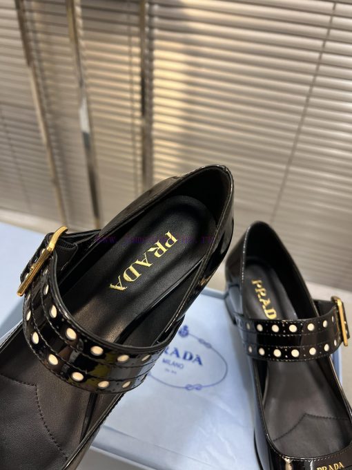 p PRADA Prada 25ss Spring New Edition Mary Jane Single ShoesImported open edge pearl cowhidenbqfxcng - Image 7