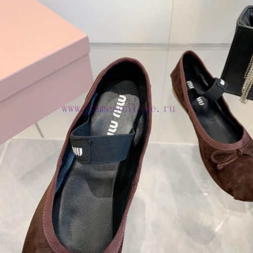 2 ️⃣ four ️⃣ The new color miumiu French fairy ballet shoes come with beauty. Each color is hfn8odas - Image 6