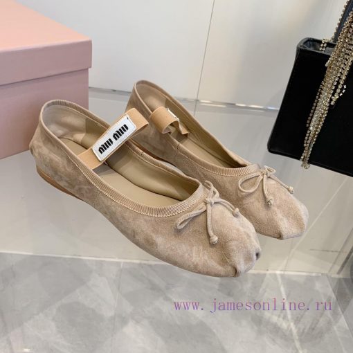 2 ️⃣ four ️⃣ The new color miumiu French fairy ballet shoes come with beauty. Each color is 7kzzqabt - Image 3
