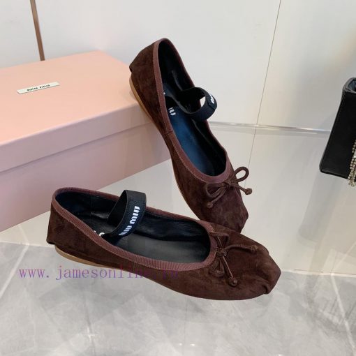2 ️⃣ four ️⃣ The new color miumiu French fairy ballet shoes come with beauty. Each color is hfn8odas - Image 7