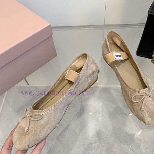 2 ️⃣ four ️⃣ The new color miumiu French fairy ballet shoes come with beauty. Each color is 7kzzqabt - Image 4