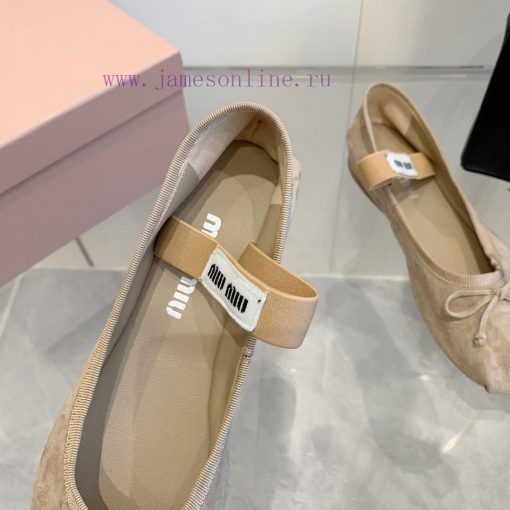 2 ️⃣ four ️⃣ The new color miumiu French fairy ballet shoes come with beauty. Each color is 7kzzqabt - Image 5