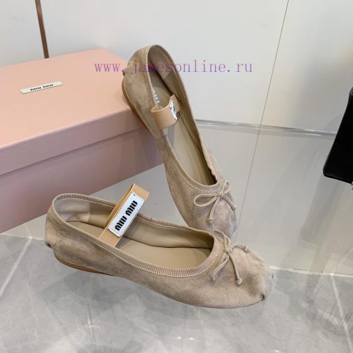 2 ️⃣ four ️⃣ The new color miumiu French fairy ballet shoes come with beauty. Each color is 7kzzqabt - Image 7