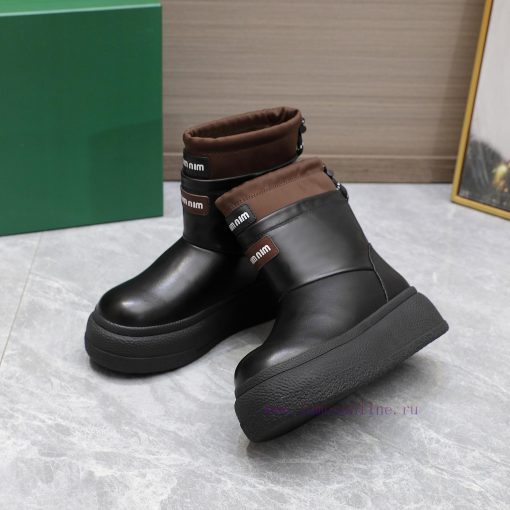 The modelFashionable and trendy thick soled snow boots24SS autumn and winter thick soled furr1e2u12v - Image 6