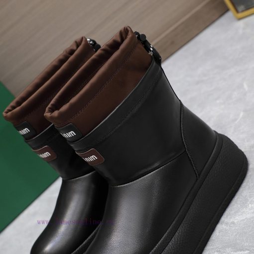The modelFashionable and trendy thick soled snow boots24SS autumn and winter thick soled furr1e2u12v - Image 7