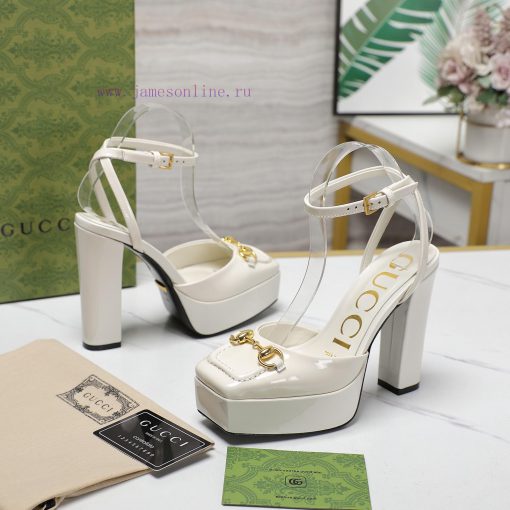 Top tierGucci's latest popular sandals collection for spring/summer 2024Round headed solid c9th4oo6b - Image 4