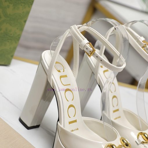 Top tierGucci's latest popular sandals collection for spring/summer 2024Round headed solid c9th4oo6b - Image 6