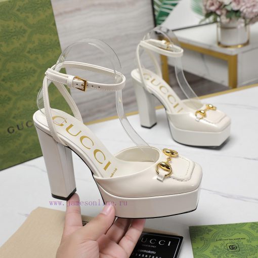 Top tierGucci's latest popular sandals collection for spring/summer 2024Round headed solid c9th4oo6b - Image 7