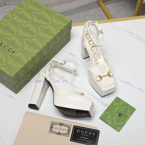 Top tierGucci's latest popular sandals collection for spring/summer 2024Round headed solid c9th4oo6b - Image 8