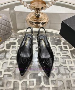 Chanel C Home 2025 Early Spring New Pointed Mary Jane Fashion Single ShoesSingle shoe round i193t9nh