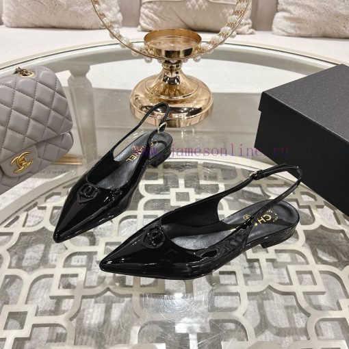 Chanel C Home 2025 Early Spring New Pointed Mary Jane Fashion Single ShoesSingle shoe round i193t9nh - Image 3