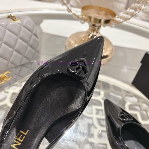 Chanel C Home 2025 Early Spring New Pointed Mary Jane Fashion Single ShoesSingle shoe round i193t9nh - Image 9