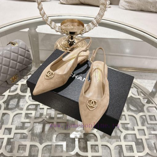 Chanel C Home 2025 Early Spring New Pointed Mary Jane Fashion Single ShoesSingle shoe round a7nl1snv - Image 5