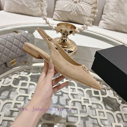 Chanel C Home 2025 Early Spring New Pointed Mary Jane Fashion Single ShoesSingle shoe round a7nl1snv - Image 7