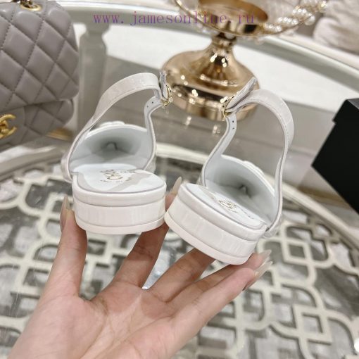 Chanel C Home 2025 Early Spring New Pointed Mary Jane Fashion Single ShoesSingle shoe round zi4k1cuq - Image 10