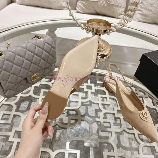 Chanel C Home 2025 Early Spring New Pointed Mary Jane Fashion Single ShoesSingle shoe round a7nl1snv - Image 9