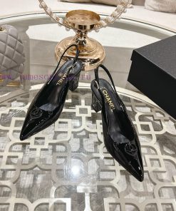 Chanel C Home 2025 Early Spring New Pointed Mary Jane Fashion Single ShoesSingle shoe round s0ko5zb8