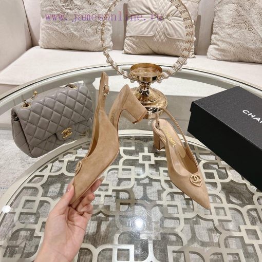 Chanel C Home 2025 Early Spring New Pointed Mary Jane Fashion Single ShoesSingle shoe round tgyjd2nu - Image 5