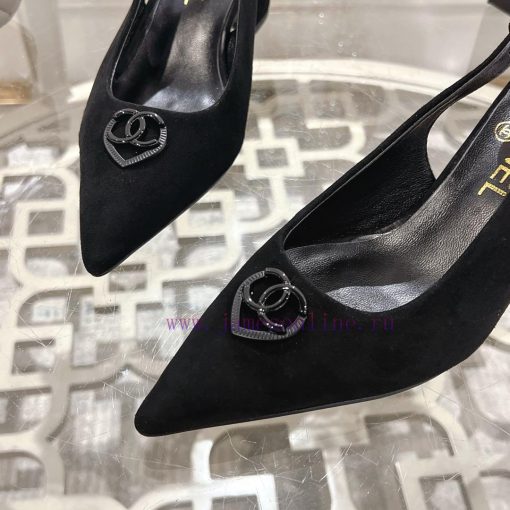 Chanel C Home 2025 Early Spring New Pointed Mary Jane Fashion Single ShoesSingle shoe round bpyryyrb - Image 8