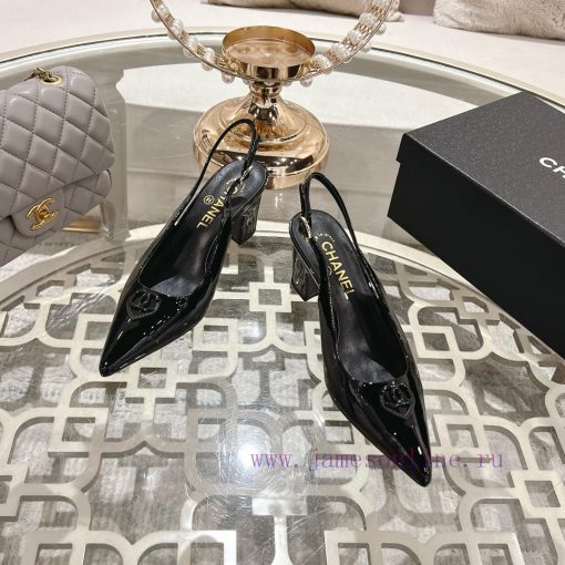 Chanel C Home 2025 Early Spring New Pointed Mary Jane Fashion Single ShoesSingle shoe round s0ko5zb8 - Image 2
