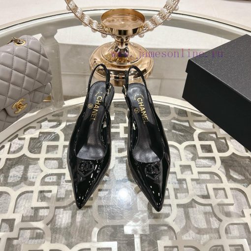 Chanel C Home 2025 Early Spring New Pointed Mary Jane Fashion Single ShoesSingle shoe round s0ko5zb8 - Image 3