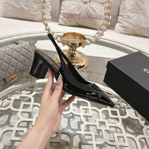 Chanel C Home 2025 Early Spring New Pointed Mary Jane Fashion Single ShoesSingle shoe round s0ko5zb8 - Image 6