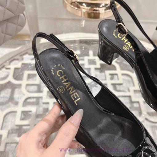 Chanel C Home 2025 Early Spring New Pointed Mary Jane Fashion Single ShoesSingle shoe round s0ko5zb8 - Image 8