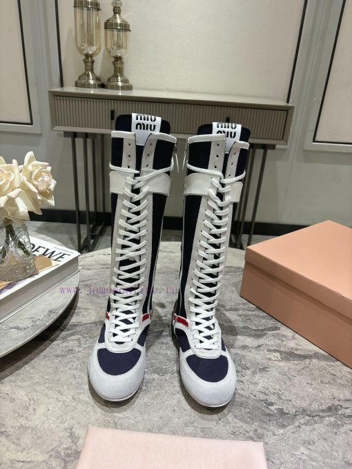 Purchasing gradeMiu Miu 25ss Spring/Summer New Fashion Show Miu Miu De Xun Casual BootsThe dme5sycby - Image 3