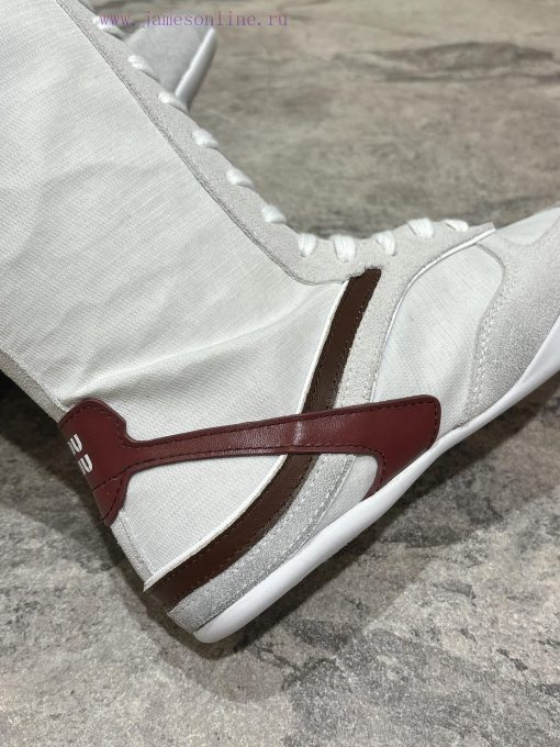 Purchasing gradeMiu Miu 25ss Spring/Summer New Fashion Show Miu Miu De Xun Casual BootsThe dp7aig0uj - Image 9