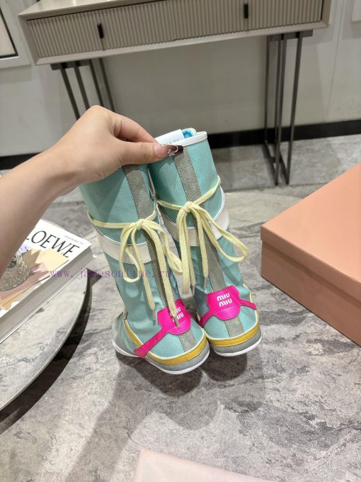 Purchasing gradeMiu Miu 25ss Spring/Summer New Fashion Show Miu Miu De Xun Casual BootsThe dgozqxqy9 - Image 8